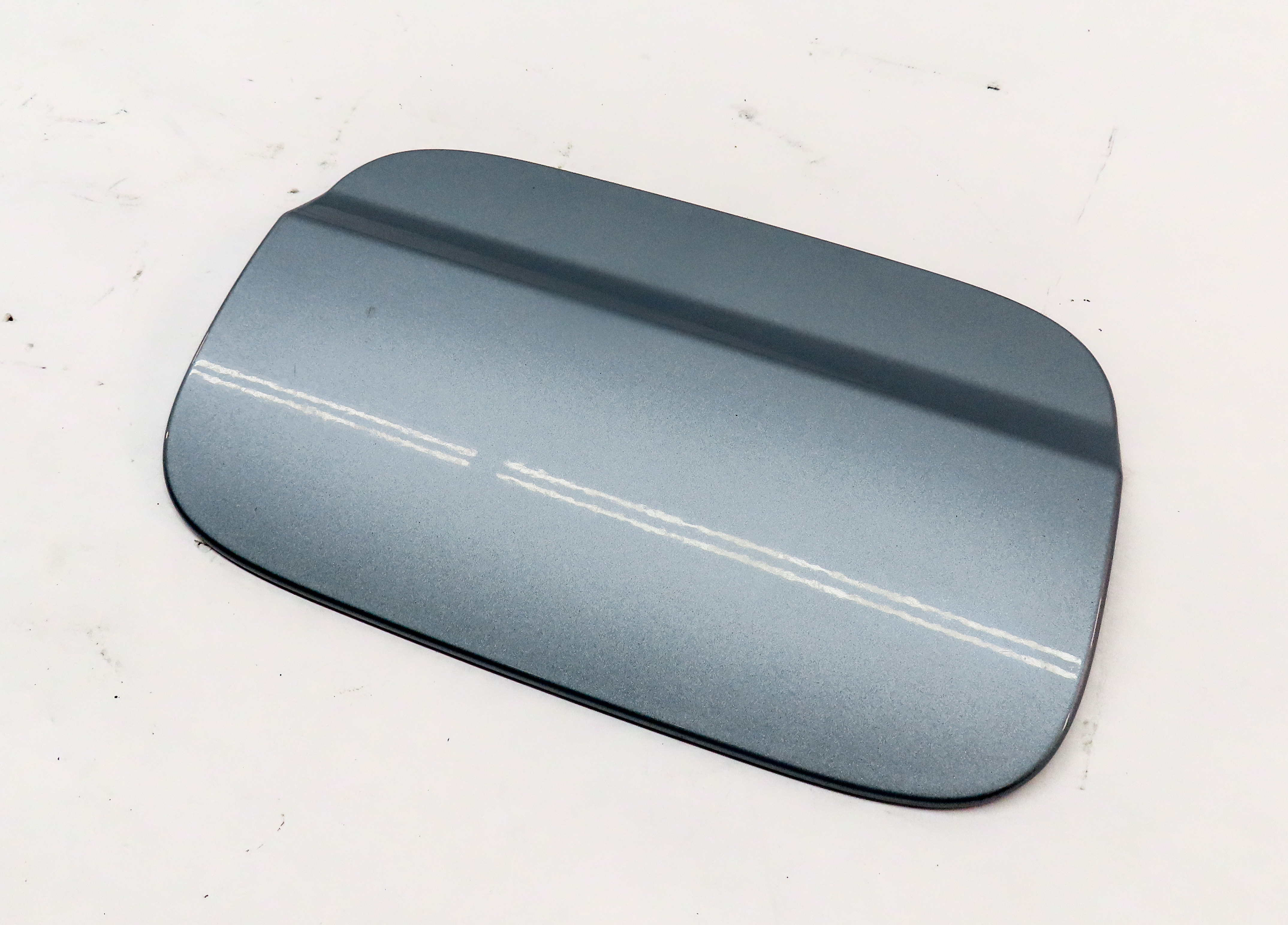 2008-2014 MERCEDES C250 C300 C350 C63 (W204) FUEL TANK DOOR TRIM COVER (SILVER) — exact item pictured